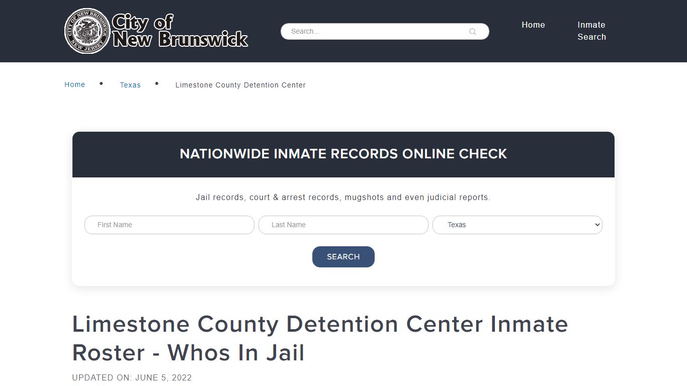 Limestone County Detention Center Inmate Roster - Whos In Jail